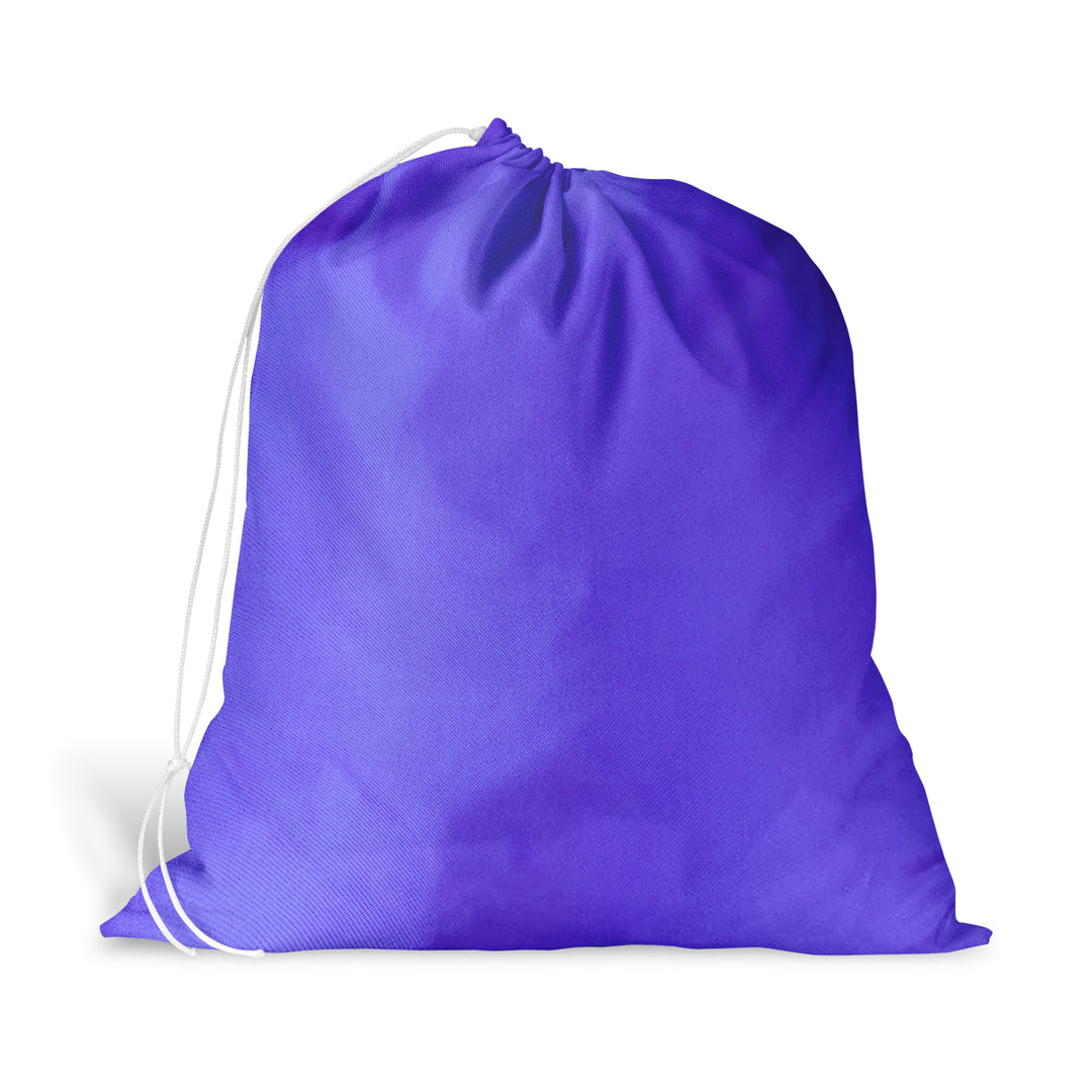 2-Pack Heavy Duty Nylon Laundry Bag Drawstring Closure 22x29 Inches Portable Image 7