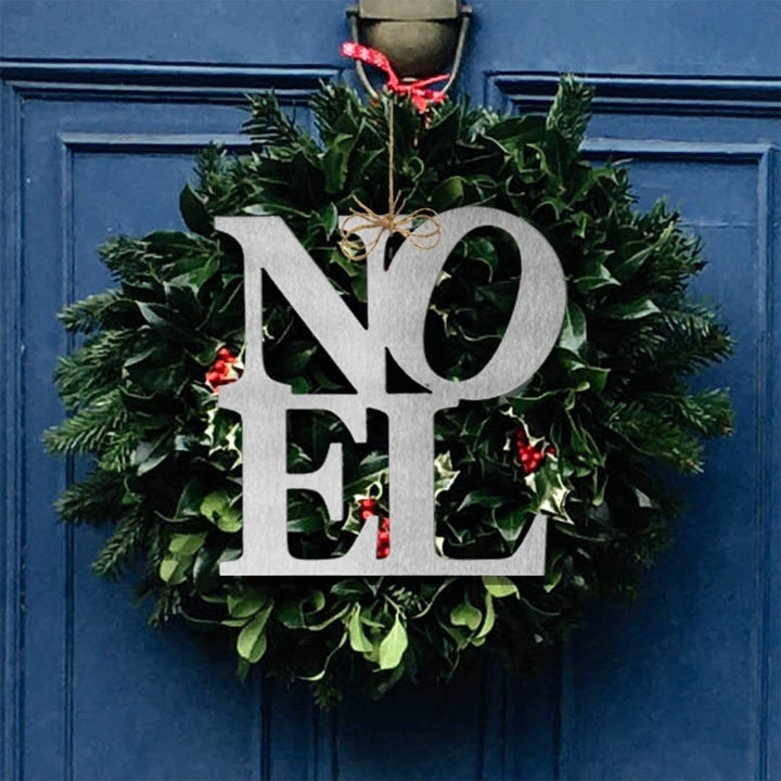 Square NOEL - 3 sizes - Christmas Decorations for Wall Indoor Image 1