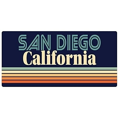 San Diego California 5 x 2.5-Inch Fridge Magnet Retro Design Image 1