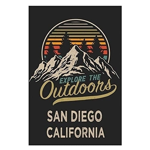 San Diego California Souvenir 2x3-Inch Fridge Magnet Explore The Outdoors Image 1
