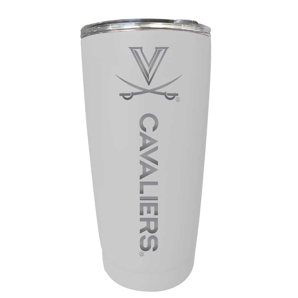 Virginia Cavaliers NCAA Laser-Engraved Tumbler - 16oz Stainless Steel Insulated Mug Choose Your Color Image 4