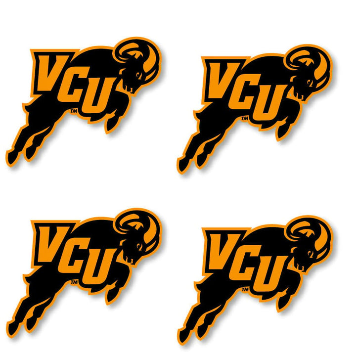 Virginia Commonwealth 4-Inch Mascot Logo NCAA Vinyl Decal Sticker for Fans, Students, and Alumni Image 3