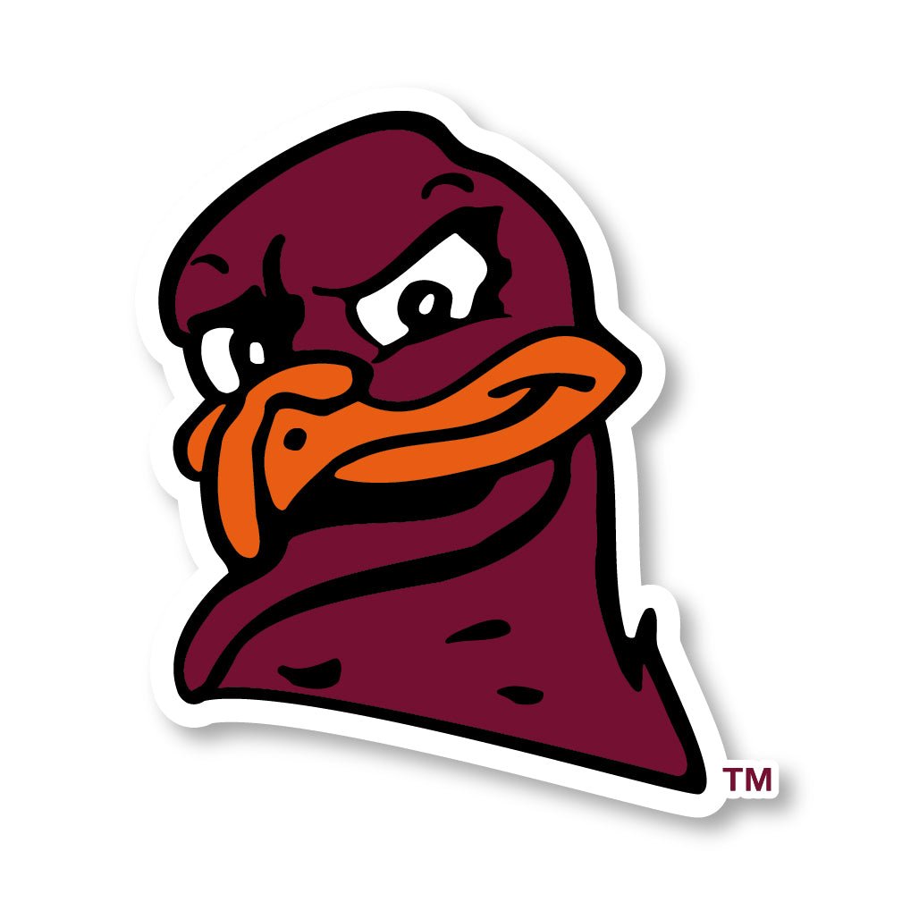 Virginia Tech Hokies 2-Inch Mascot Logo NCAA Vinyl Decal Sticker for Fans, Students, and Alumni Image 2