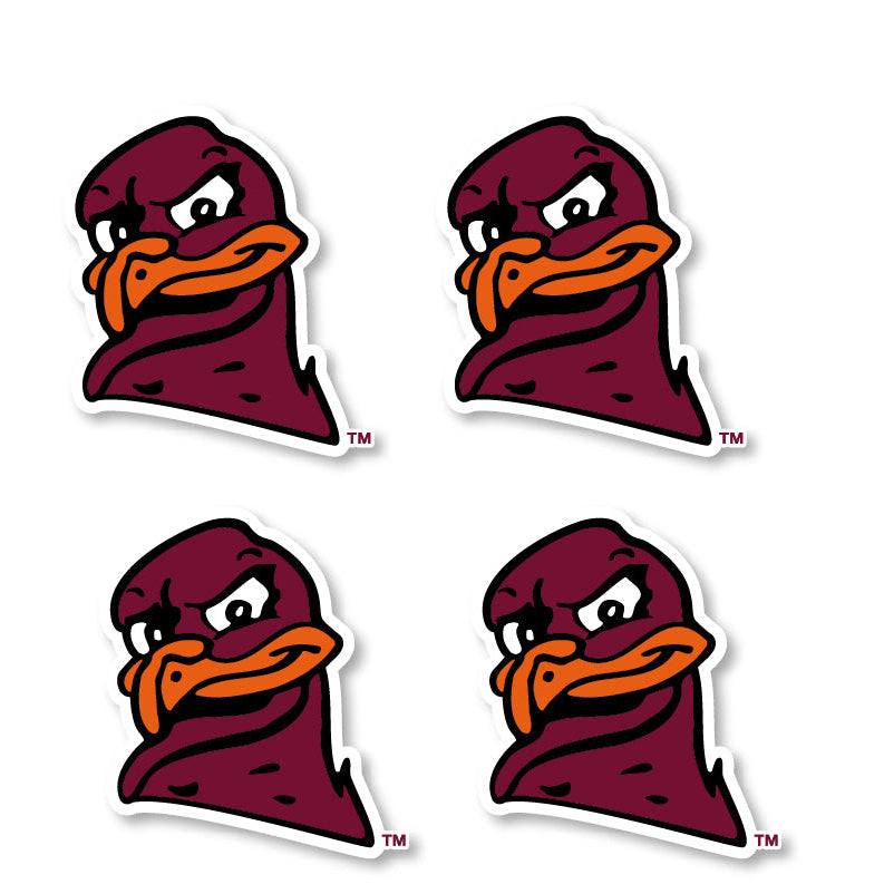 Virginia Tech Hokies 2-Inch Mascot Logo NCAA Vinyl Decal Sticker for Fans, Students, and Alumni Image 3