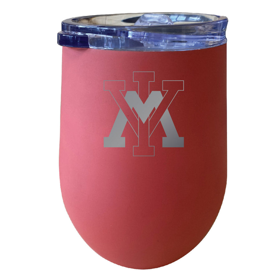 VMI Keydets NCAA Laser-Etched Wine Tumbler - 12oz Stainless Steel Insulated Cup Image 1