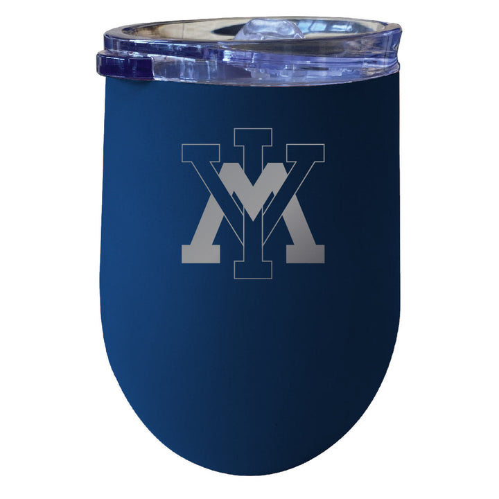 VMI Keydets NCAA Laser-Etched Wine Tumbler - 12oz Stainless Steel Insulated Cup Image 2