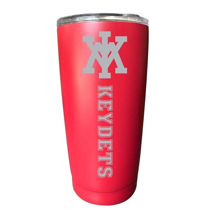 VMI Keydets NCAA Laser-Engraved Tumbler - 16oz Stainless Steel Insulated Mug Choose Your Color Image 1