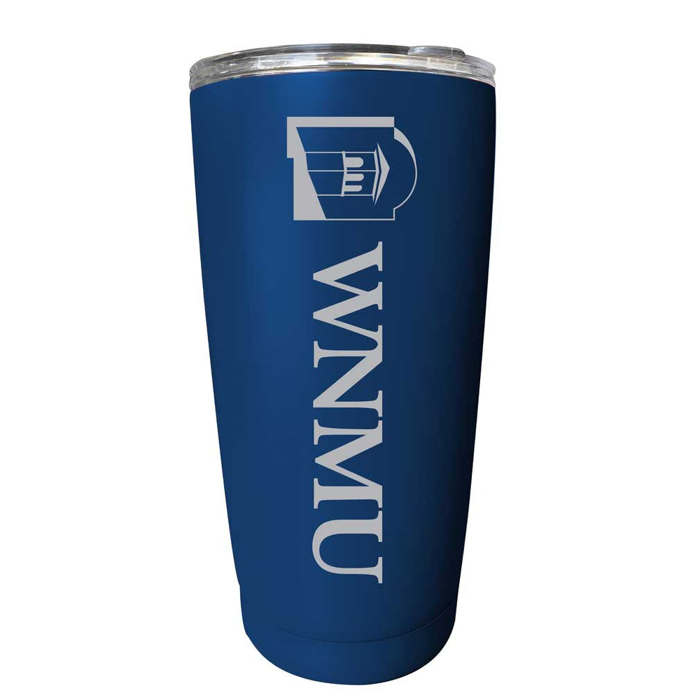 Western Mexico University NCAA Laser-Engraved Tumbler - 16oz Stainless Steel Insulated Mug Choose Your Color Image 1