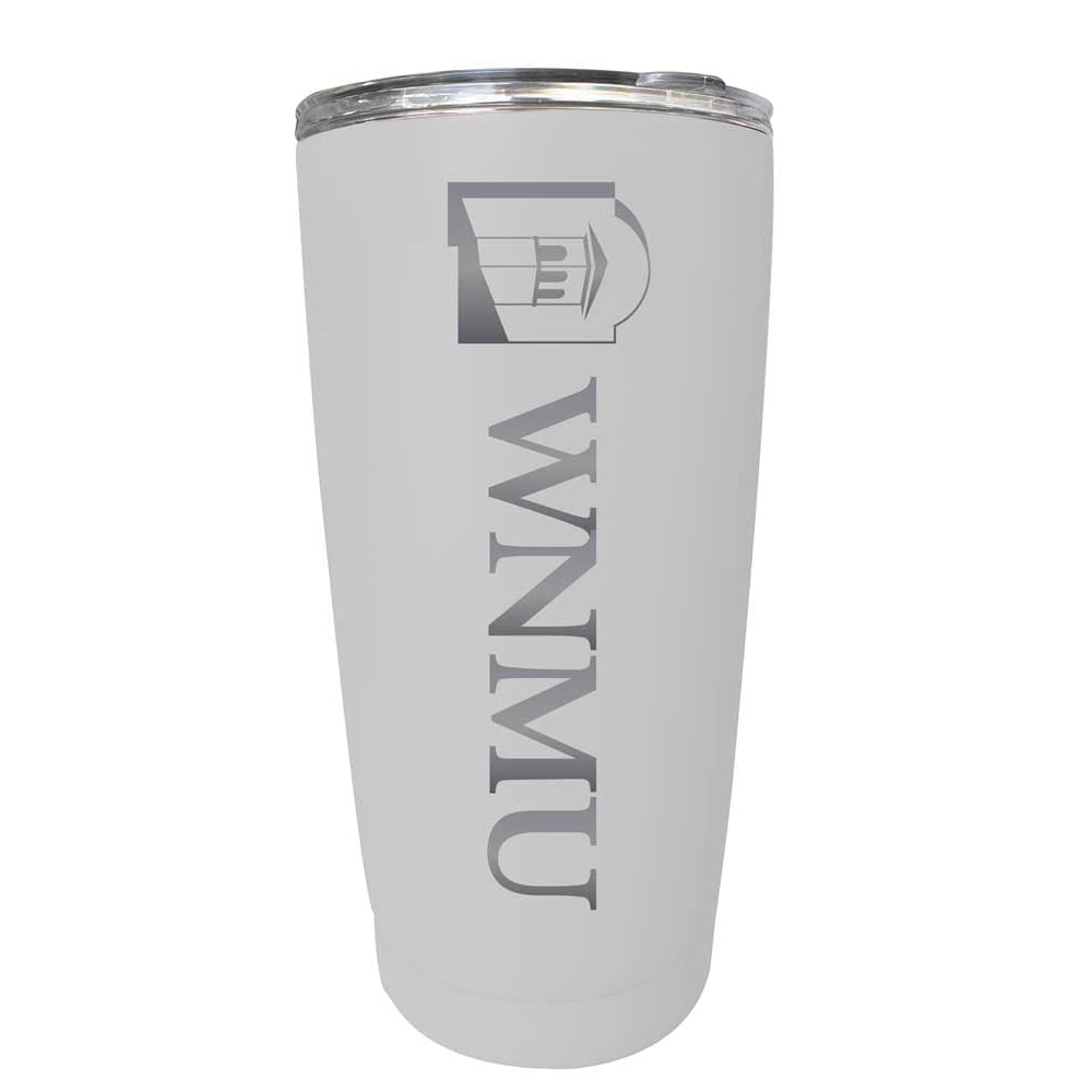 Western Mexico University NCAA Laser-Engraved Tumbler - 16oz Stainless Steel Insulated Mug Choose Your Color Image 1