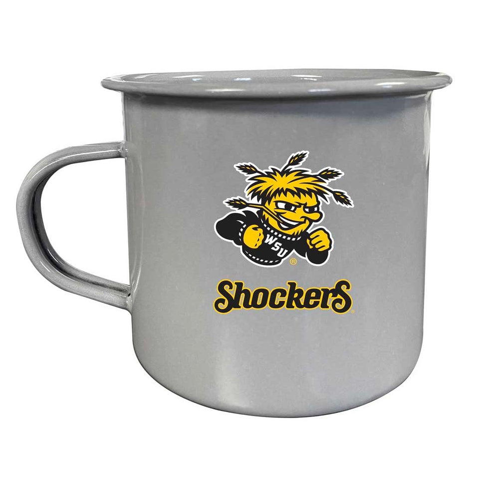 Wichita State Shockers NCAA Tin Camper Coffee Mug - Choose Your Color Image 2