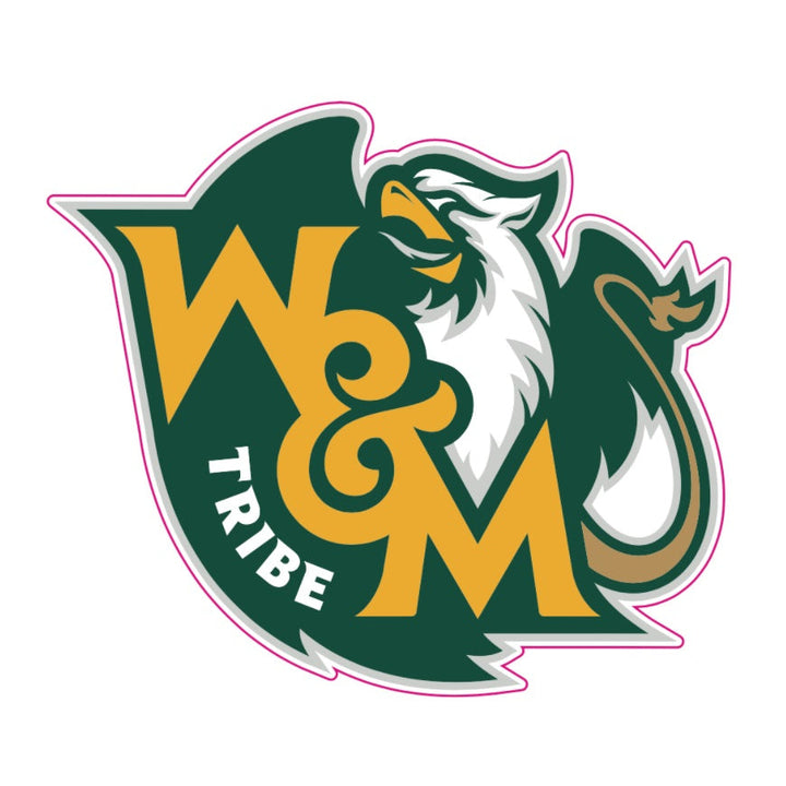 William and Mary 6-Inch Mascot Logo NCAA Vinyl Decal Sticker for Fans, Students, and Alumni Image 2