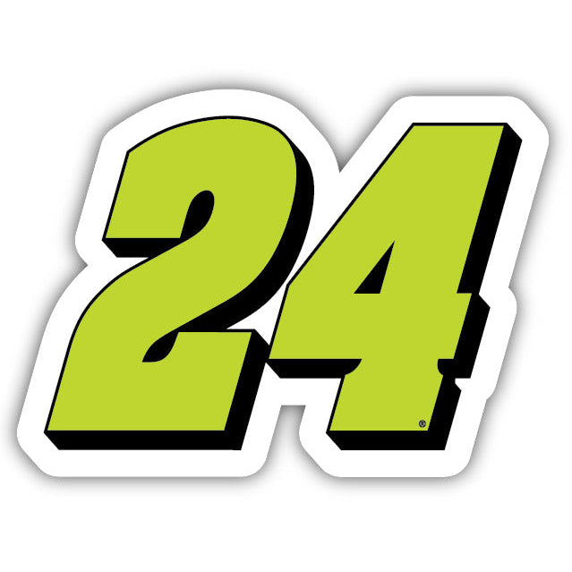 William Byron 24 NASCAR Cup Series 4 Pack Laser Cut Decal Image 2