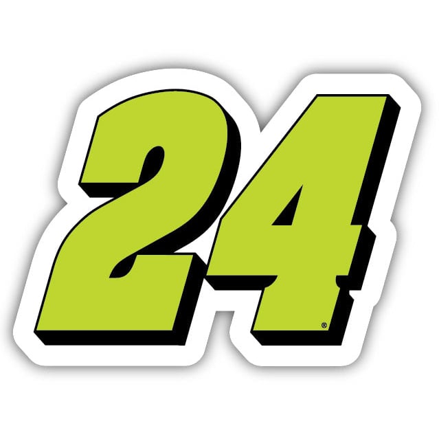 William Byron 24 NASCAR Cup Series 4 Pack Laser Cut Decal Image 1