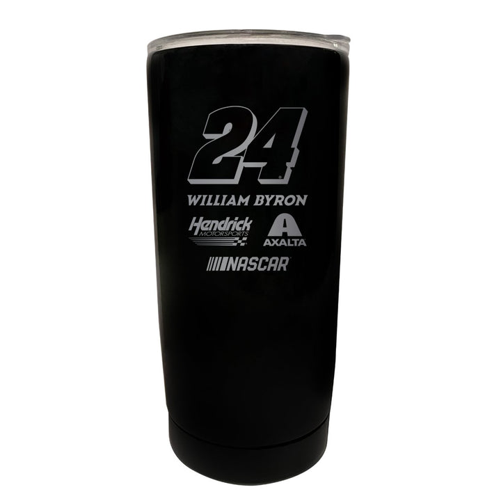 William Byron NASCAR 24 Etched 16 oz Stainless Steel Tumbler Image 1