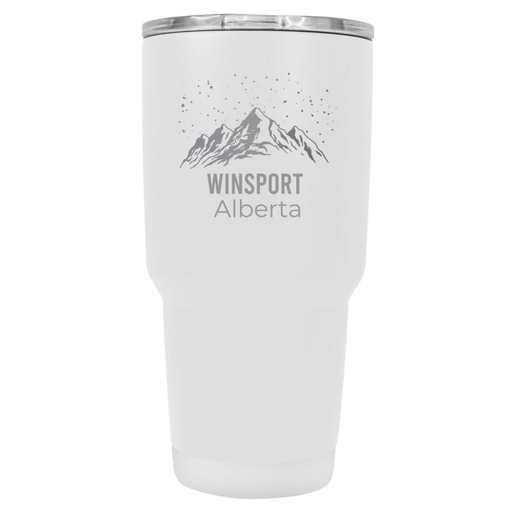 WinSport Alberta Ski Snowboard Winter Souvenir Laser Engraved 24 oz Insulated Stainless Steel Tumbler Image 2