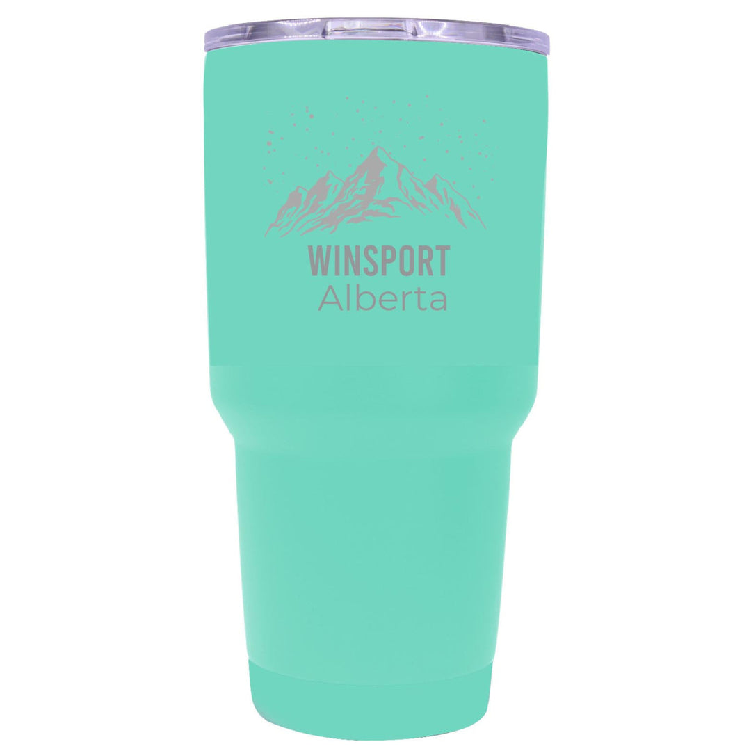 WinSport Alberta Ski Snowboard Winter Souvenir Laser Engraved 24 oz Insulated Stainless Steel Tumbler Image 3