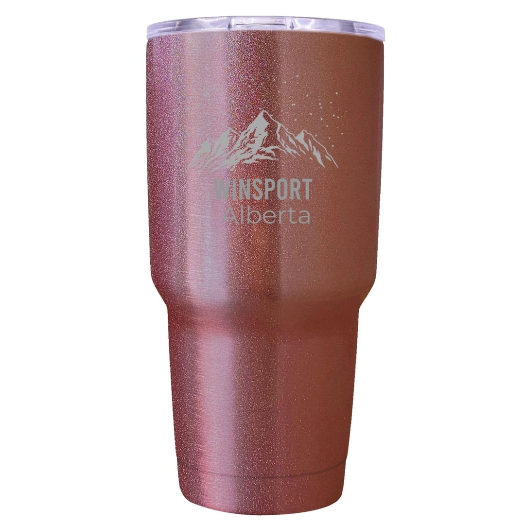 WinSport Alberta Ski Snowboard Winter Souvenir Laser Engraved 24 oz Insulated Stainless Steel Tumbler Image 4