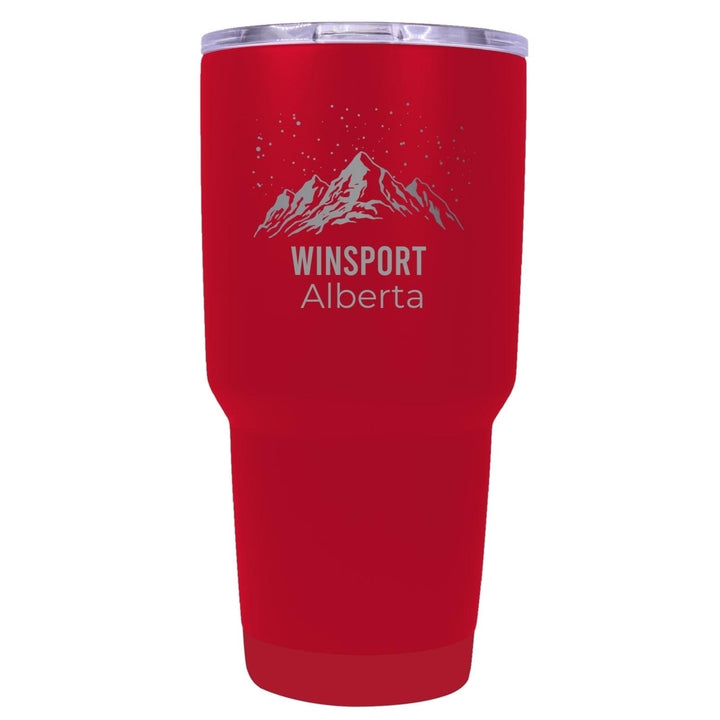 WinSport Alberta Ski Snowboard Winter Souvenir Laser Engraved 24 oz Insulated Stainless Steel Tumbler Image 5