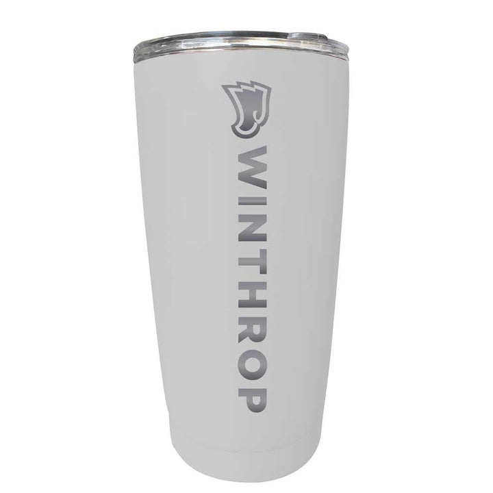 Winthrop University NCAA Laser-Engraved Tumbler - 16oz Stainless Steel Insulated Mug Choose Your Color Image 2