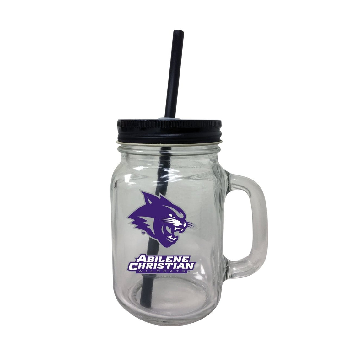 Abilene Christian University Mason Jar Glass 2-Pack Image 1