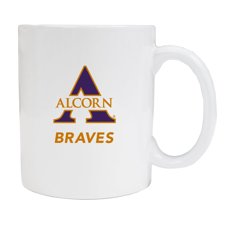 Alcorn State Braves White Ceramic NCAA Fan Mug 2-Pack (White) Image 1