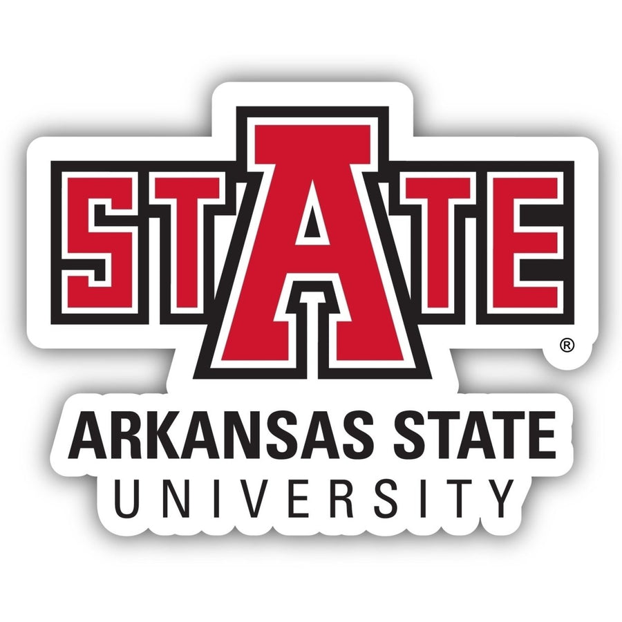 Arkansas State 2-Inch on one of its sides NCAA Durable School Spirit Vinyl Decal Sticker Image 1