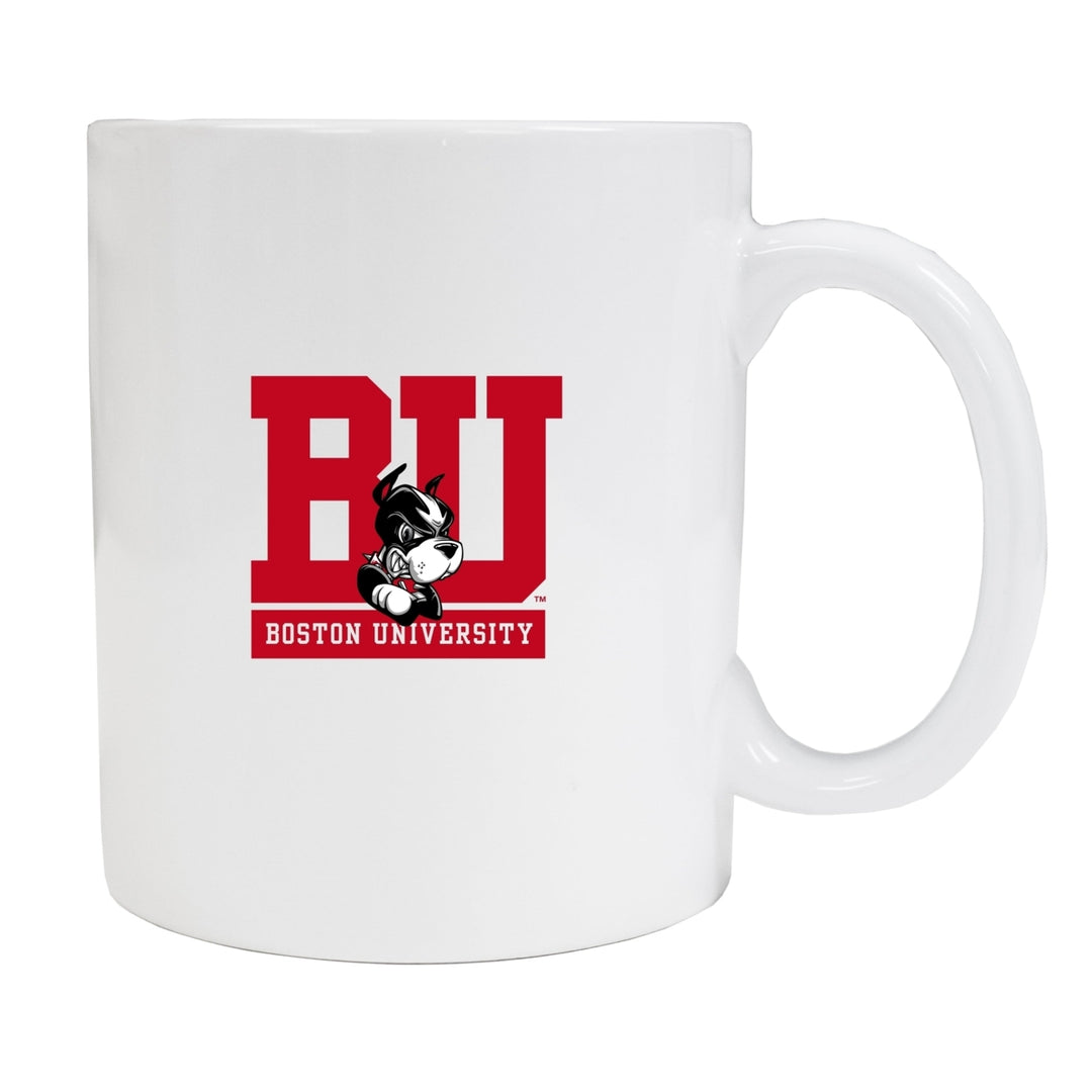 Boston Terriers White Ceramic NCAA Fan Mug (White) Image 1