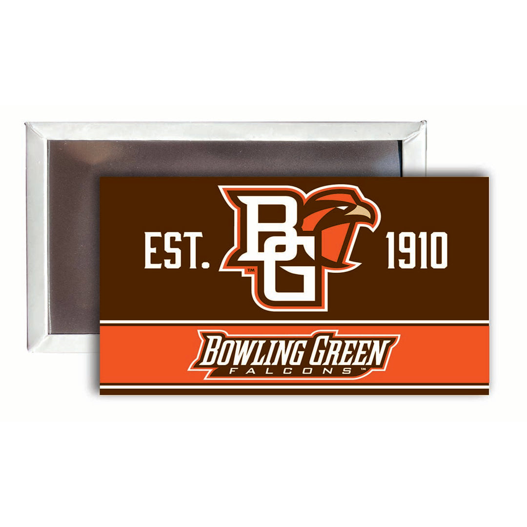 Bowling Green Falcons 2x3-Inch NCAA Vibrant Collegiate Fridge Magnet - Multi-Surface Team Pride Accessory 4-Pack Image 1