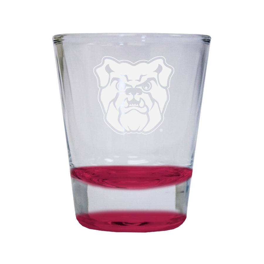 NCAA Butler Bulldogs Collectors 2oz Laser-Engraved Spirit Shot Glass Red Image 1