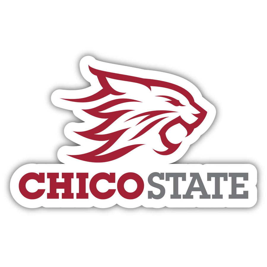 California State University, Chico 12-Inch on one of its sides NCAA Durable School Spirit Vinyl Decal Sticker Image 1