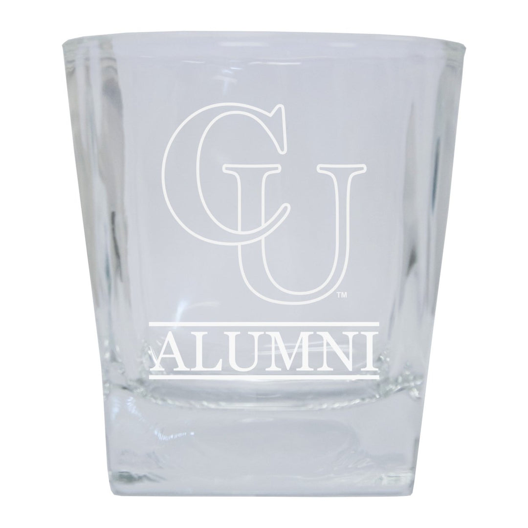 Campbell University Fighting Camels Alumni Elegance - 5 oz Etched Shooter Glass Tumbler 4-Pack Image 1