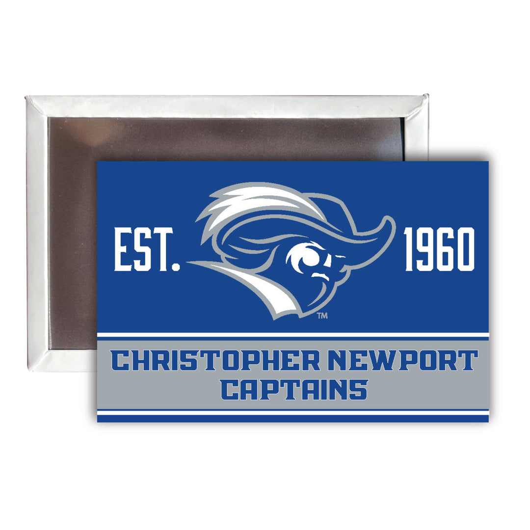 Christopher Newport Captains 2x3-Inch NCAA Vibrant Collegiate Fridge Magnet - Multi-Surface Team Pride Accessory Single Image 1