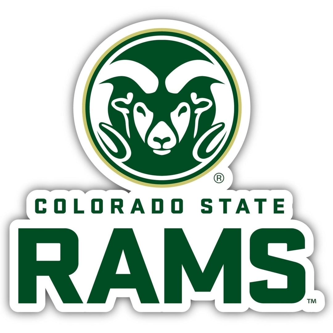 Colorado State Rams 2-Inch on one of its sides NCAA Durable School Spirit Vinyl Decal Sticker Image 1