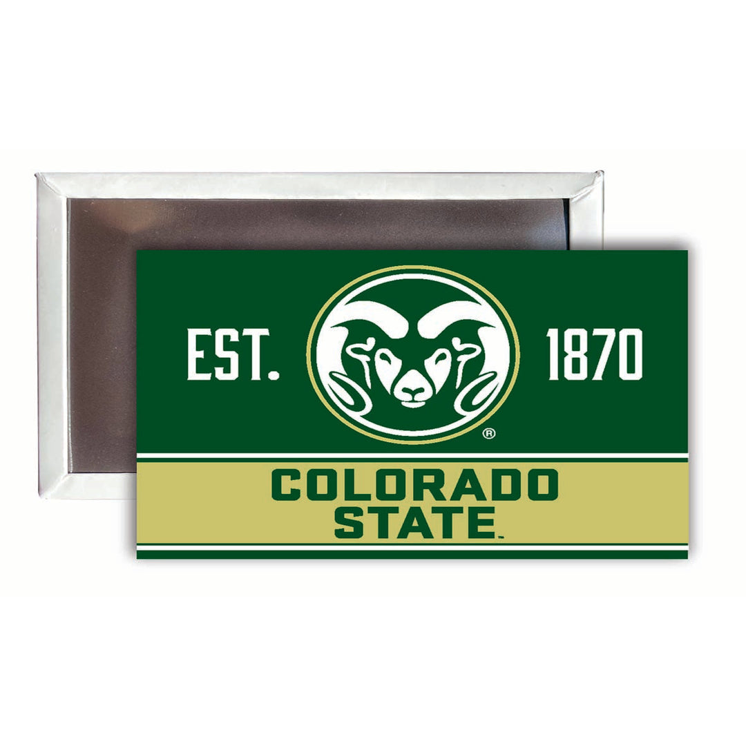 Colorado State Rams 2x3-Inch NCAA Vibrant Collegiate Fridge Magnet - Multi-Surface Team Pride Accessory 4-Pack Image 1