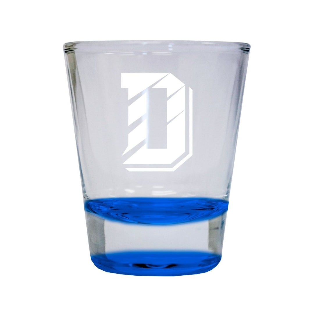 NCAA Davidson College Collectors 2oz Laser-Engraved Spirit Shot Glass Blue Image 1