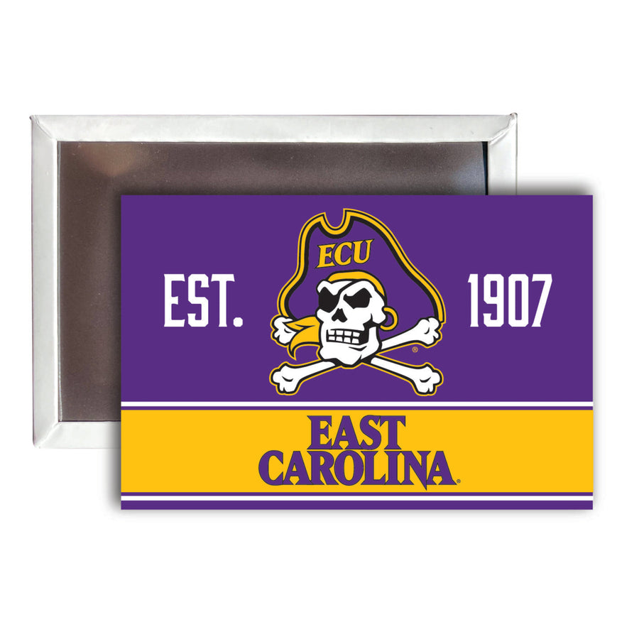 East Carolina Pirates 2x3-Inch NCAA Vibrant Collegiate Fridge Magnet - Multi-Surface Team Pride Accessory Single Unit Image 1