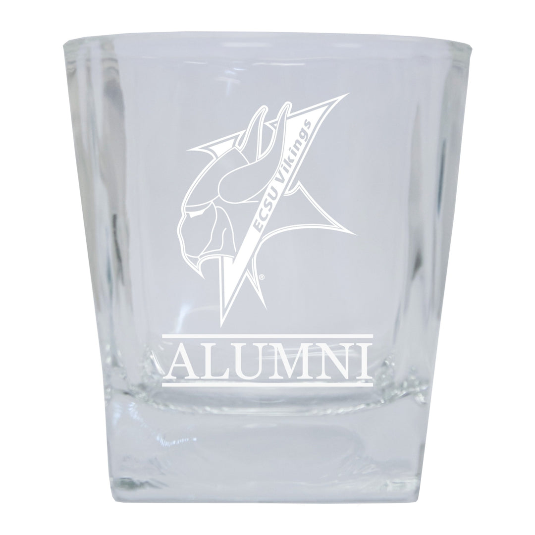 Elizabeth City State University Alumni Elegance - 5 oz Etched Shooter Glass Tumbler 4-Pack Image 1