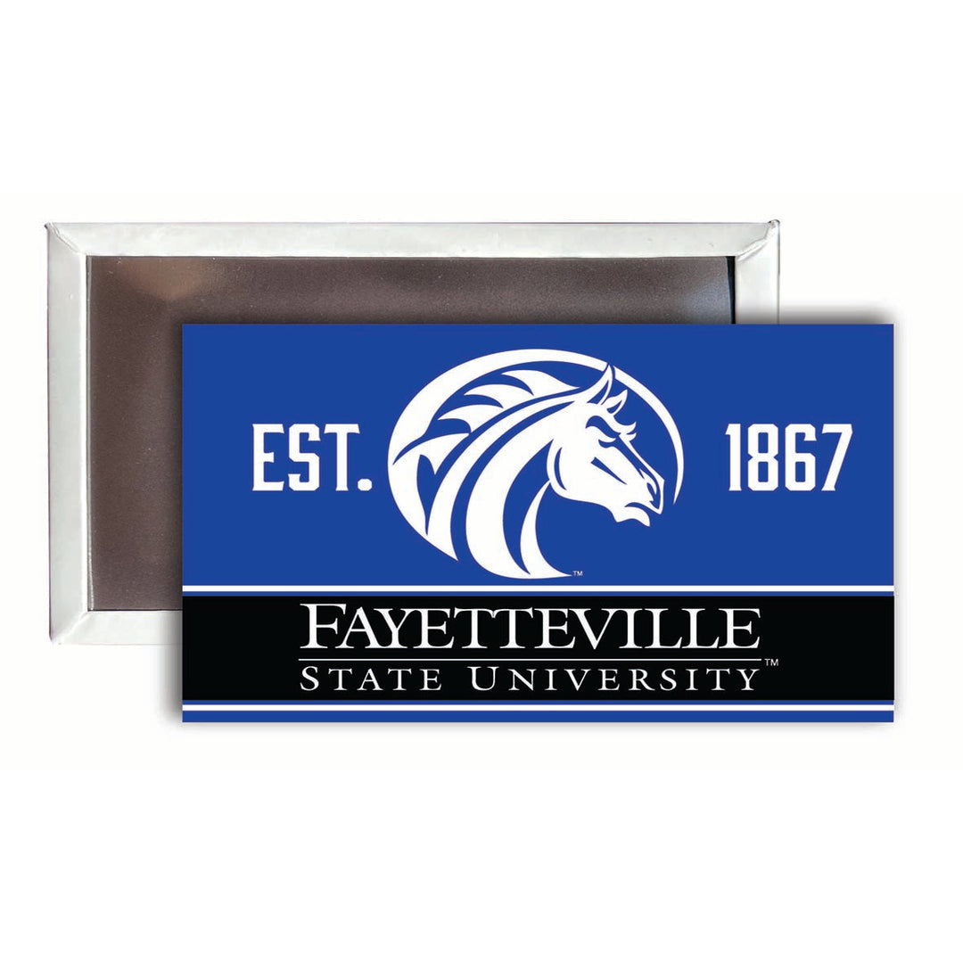 Fayetteville State University 2x3-Inch NCAA Vibrant Collegiate Fridge Magnet - Multi-Surface Team Pride Accessory 4-Pack Image 1