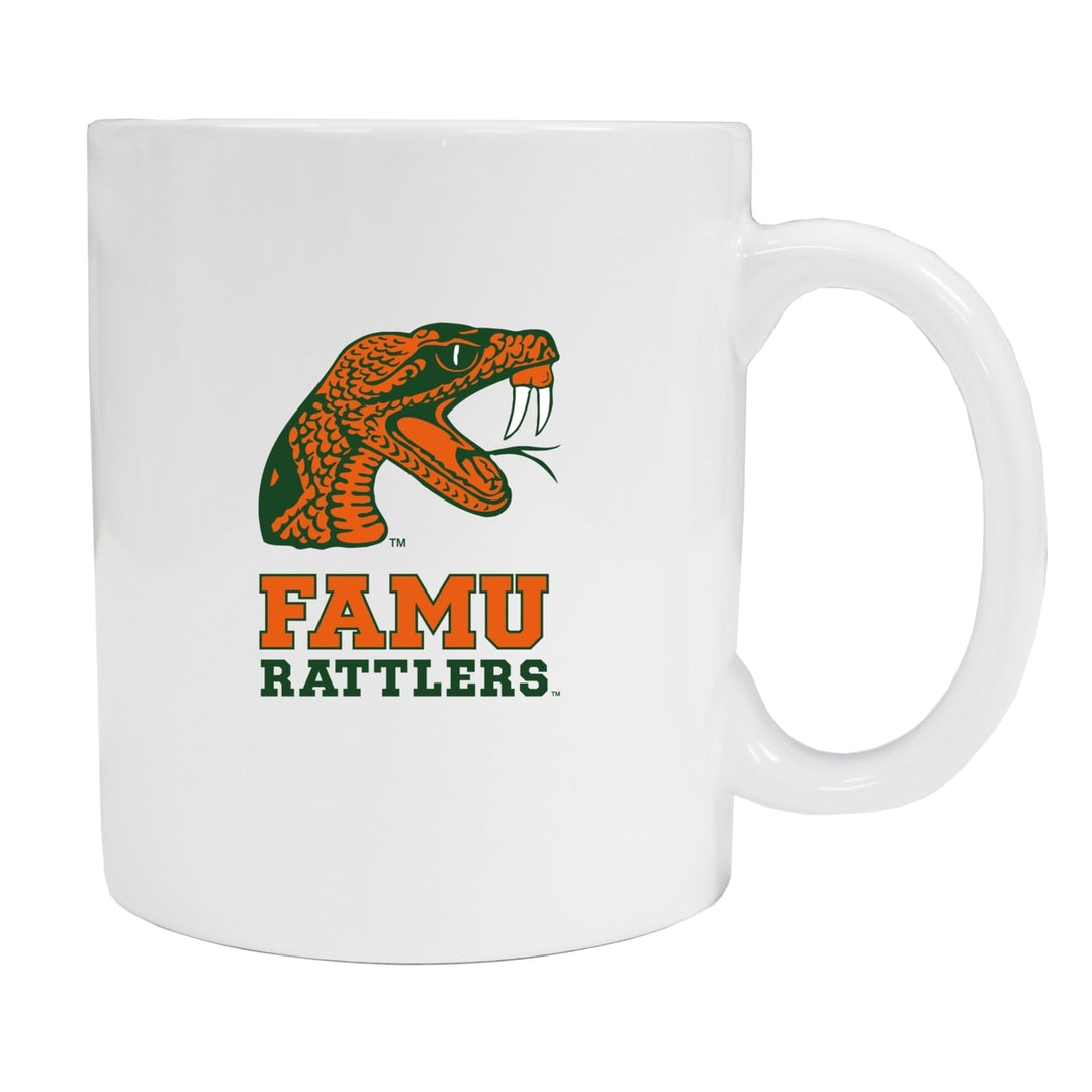 Florida AandM Rattlers White Ceramic Coffee NCAA Fan Mug 2-Pack (White) Image 1