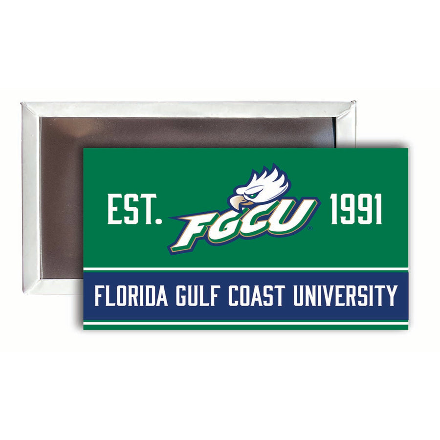 Florida Gulf Coast Eagles 2x3-Inch NCAA Vibrant Collegiate Fridge Magnet - Multi-Surface Team Pride Accessory 4-Pack Image 1