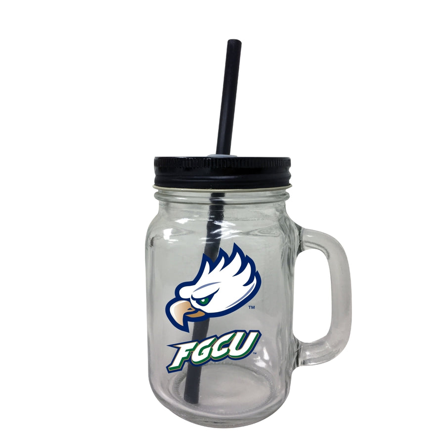 Florida Gulf Coast University Mason Jar Glass 2-Pack Image 1