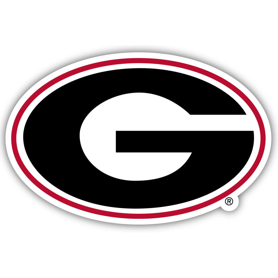 Georgia Bulldogs 10-Inch on one of its sides NCAA Durable School Spirit Vinyl Decal Sticker Image 1