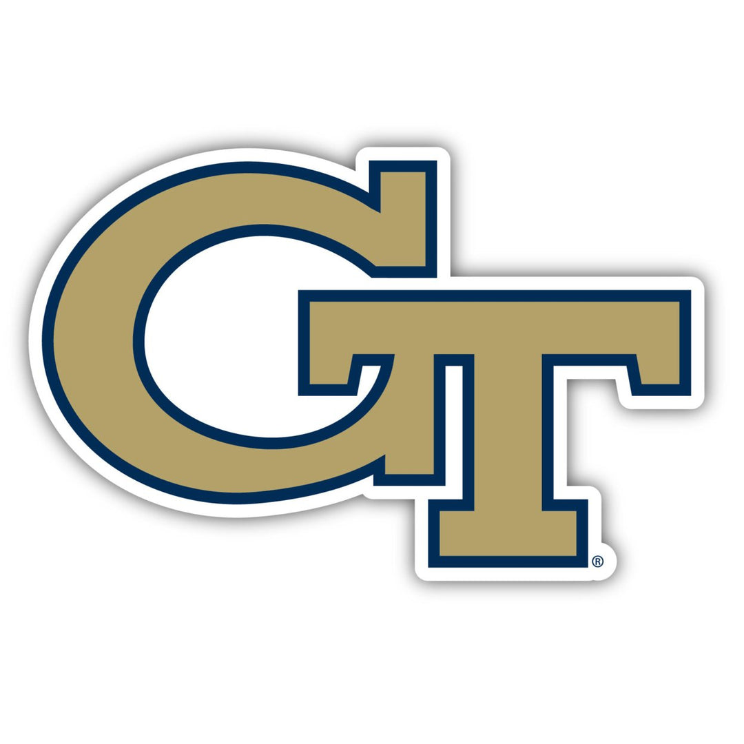 Georgia Tech Yellow Jackets 10-Inch on one of its sides NCAA Durable School Spirit Vinyl Decal Sticker Image 1