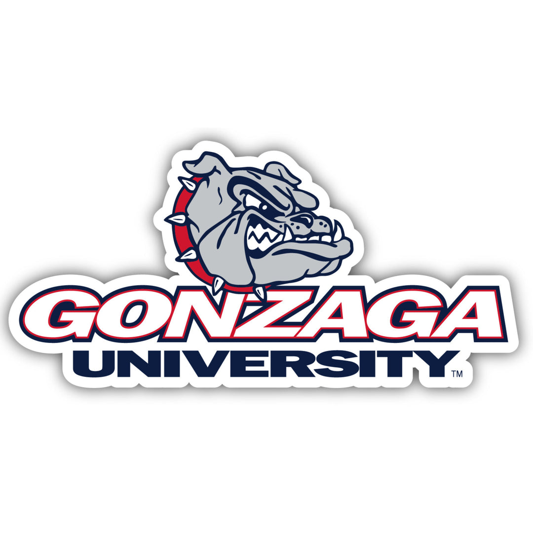 Gonzaga Bulldogs 12-Inch on one of its sides NCAA Durable School Spirit Vinyl Decal Sticker Image 1