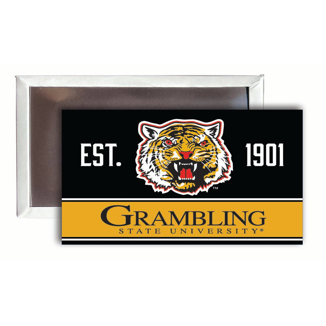 Grambling State Tigers 2x3-Inch NCAA Vibrant Collegiate Fridge Magnet - Multi-Surface Team Pride Accessory 4-Pack Image 1