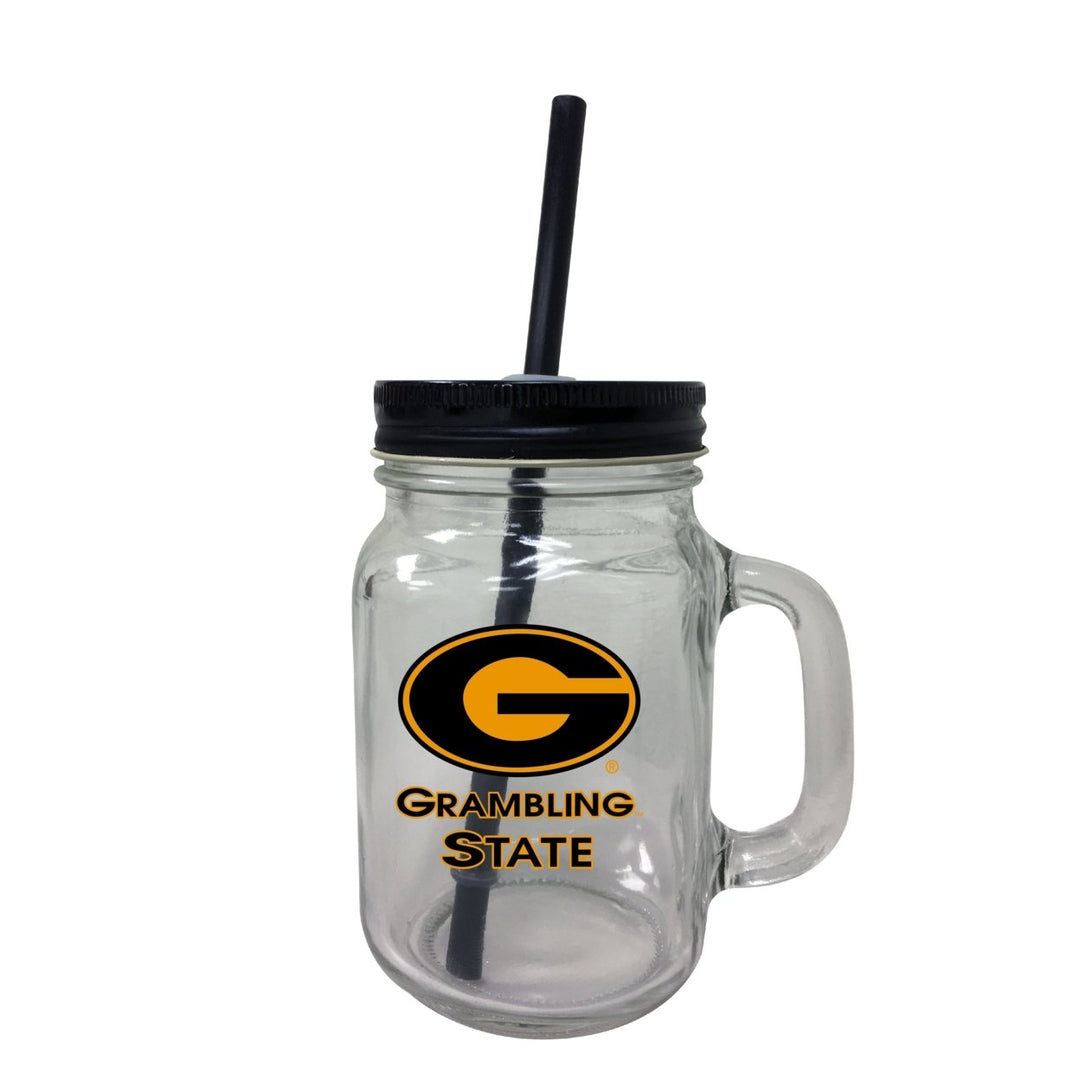 Grambling State University Mason Jar Glass 2-Pack Image 1