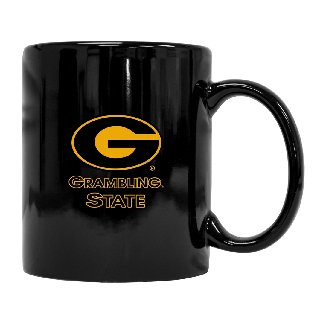 Grambling University Tigers Black Ceramic Coffee NCAA Fan Mug 2-Pack (Black) Image 1