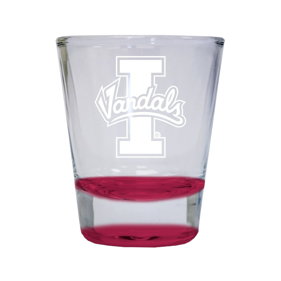 NCAA Idaho Vandals Collectors 2oz Laser-Engraved Spirit Shot Glass Red Image 1