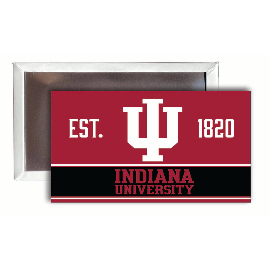 Indiana Hoosiers 2x3-Inch NCAA Vibrant Collegiate Fridge Magnet - Multi-Surface Team Pride Accessory 4-Pack Image 1