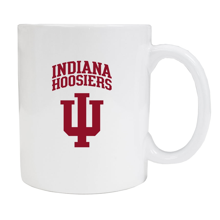 Indiana Hoosiers White Ceramic NCAA Fan Mug (White) Image 1